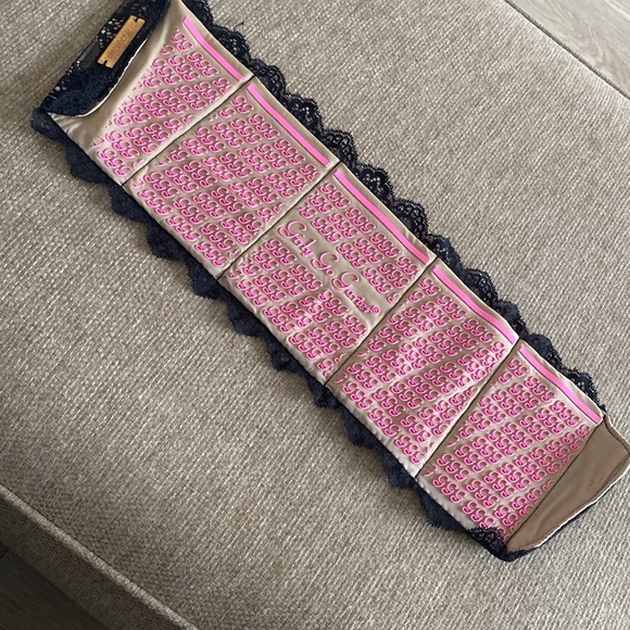 Andy Paige Style Black lace Girly Go Garter Velcro pockets flask purse replace - Picture 6 of 7